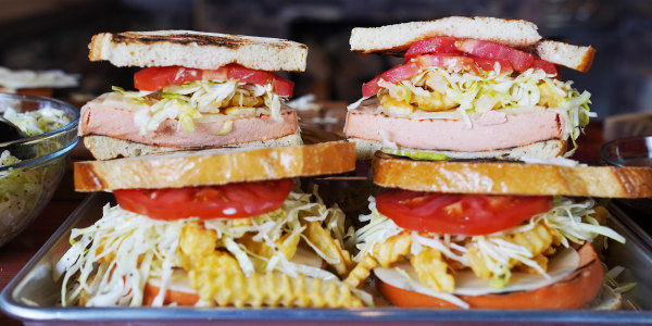 Pittsburgh Grilled Bologna Sandwich