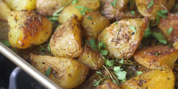 Internet-famous crispy potatoes