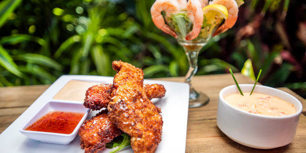 SeaWorld's Coconut Chicken Tenders with Spicy Citrus Dipping Sauce