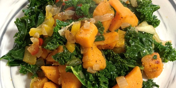 Sweet Potato-Kale Hash