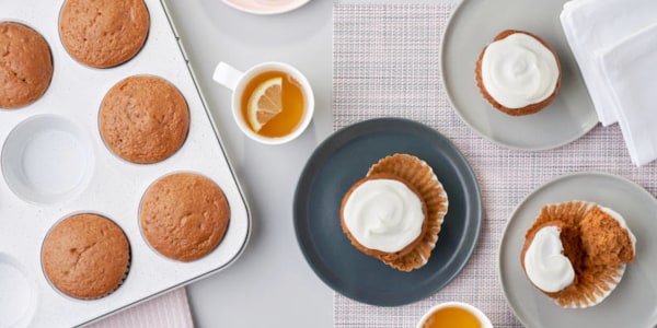 Tomato Soup Spice Cupcakes