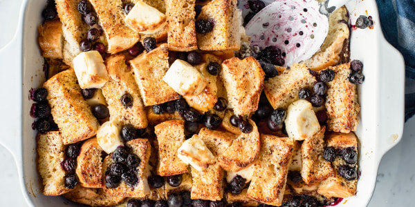 Blueberry French Toast Casserole