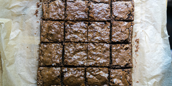 Flourless Soy Sauce Brownies