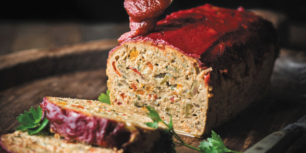 Mom's Haitian Meatloaf on a Sandwich