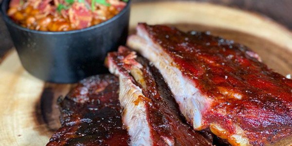 Peach-Glazed Barbecue Ribs