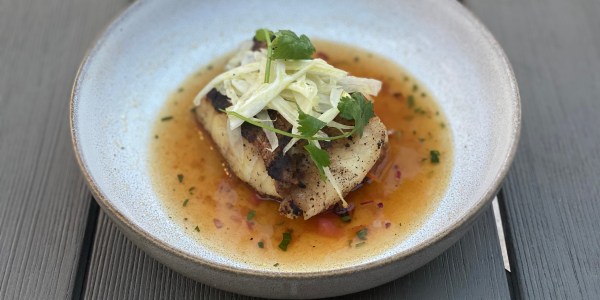 Red Snapper with Smoked Tomato and Fennel Broth