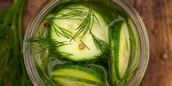 No-Cook Refrigerator Cucumber Pickles