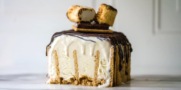 S'mores Ice Cream Cake