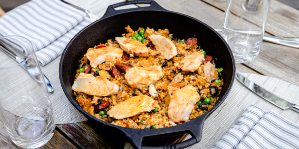 Oven-Baked Chicken and Rice