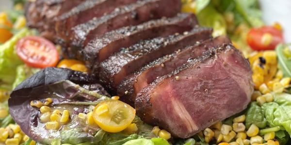 Steak and Corn Salad