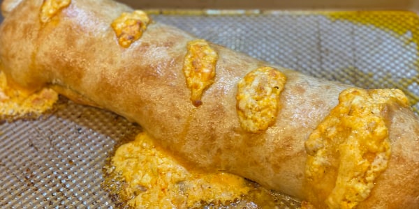 Buffalo Chicken and Cheese Bread