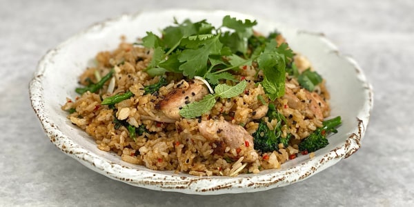 Green Curry Chicken Fried Rice