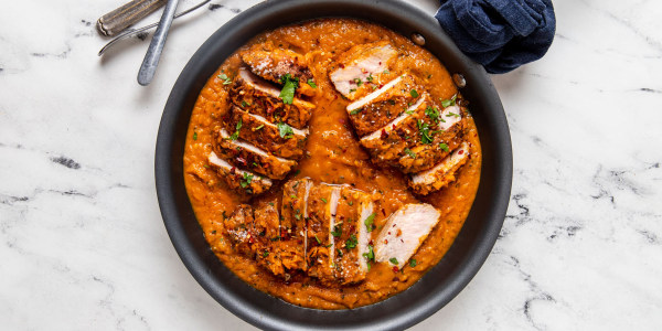 Five-Spice Roasted Pork with Brown Butter-Pumpkin Sauce