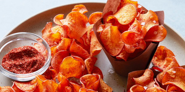 Spicy Barbecue Sweet Potato Chips