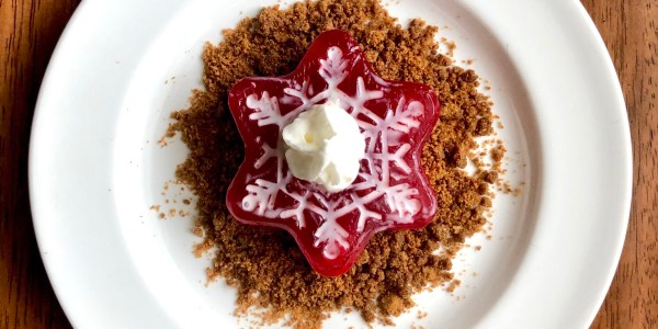 Retro Cranberry Snowflake Salad