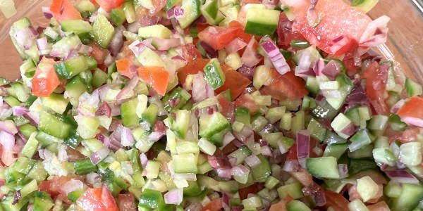 Simple Mediterranean Chopped Salad