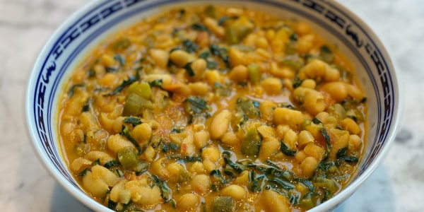 White Bean Stew with Cumin and Tomatoes