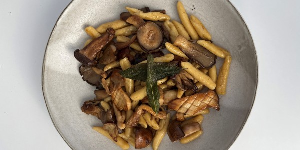 Cavatelli with Mushrooms and Sage