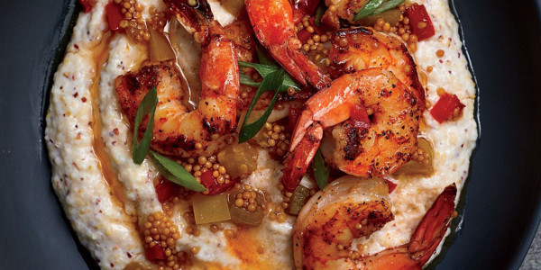 Barbecue Shrimp and Grits