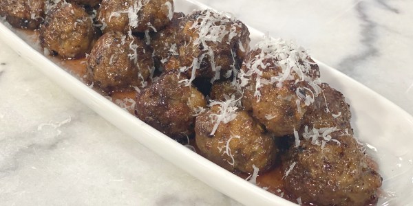 Carbone's Agrodolce Meatball-tini