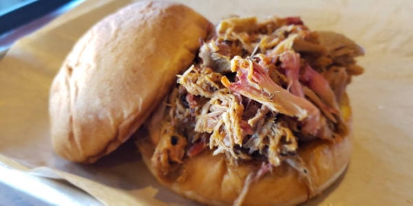 Hickory-Smoked Pulled Pork Sandwich