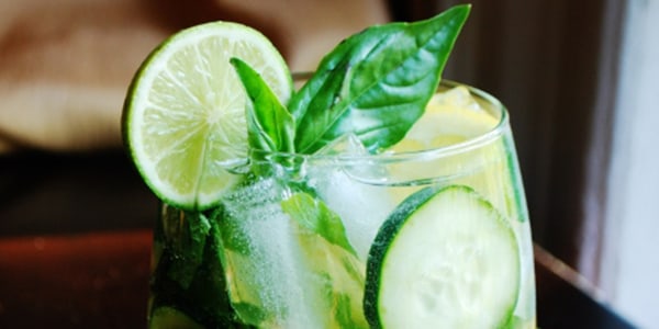 Savory Cucumber-Herb Sangria