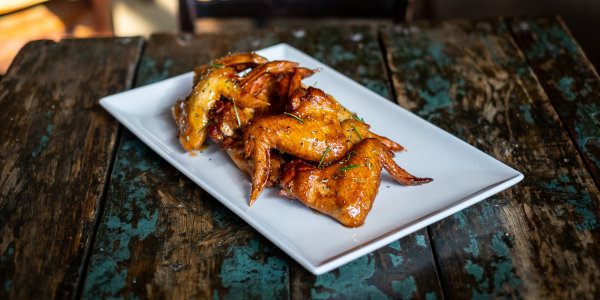 Maple-Black Pepper Wings