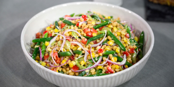 Summer Pea, Green Bean & Corn Salad with Buttermilk Dressing