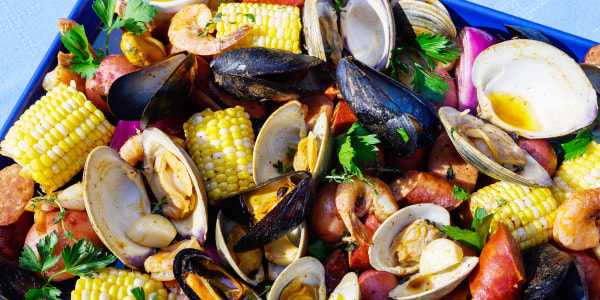 Sheet-Pan Clambake