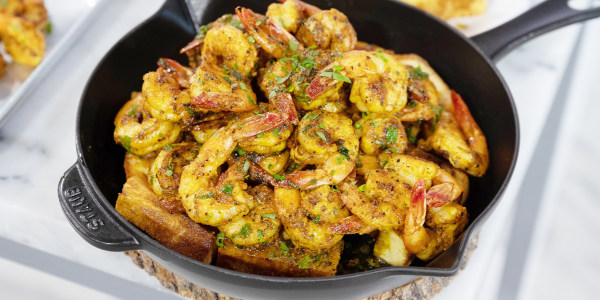 Charcoal-Roasted Shrimp