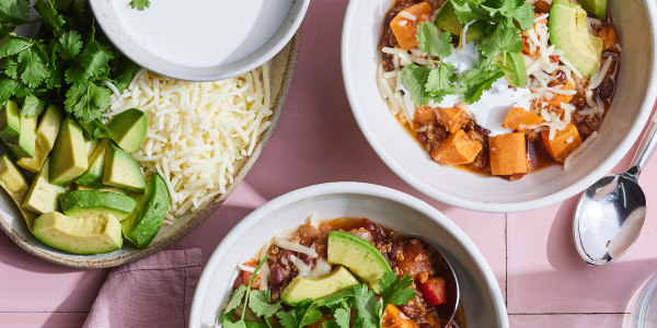 Black Bean and Sweet Potato Chili