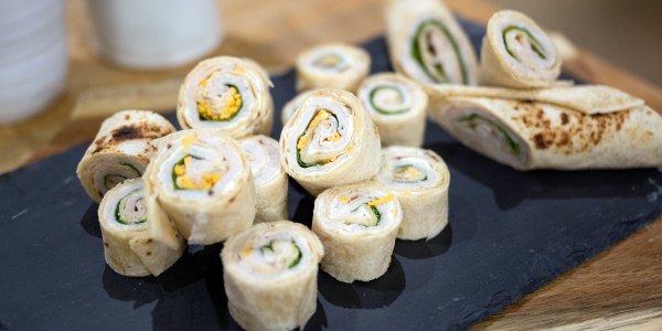 Turkey and Cheese Roll-Ups