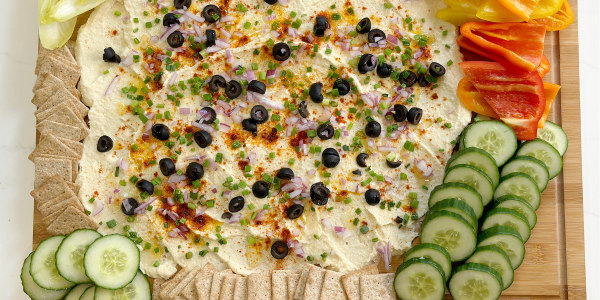 Mediterranean Hummus Board Recipe