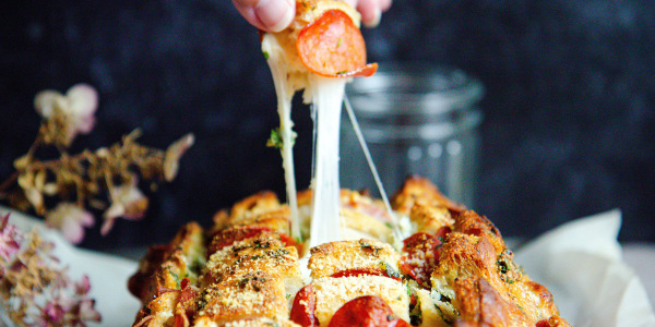 Pepperoni Pull-Apart Bread