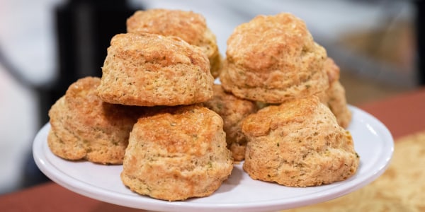 Goat Cheese and Chive Biscuits