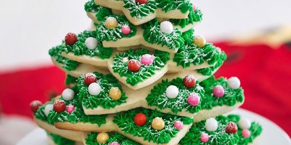 Spiced Cookie Christmas Trees
