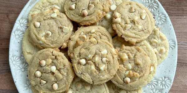 Lemon White Chocolate Chip Cookies