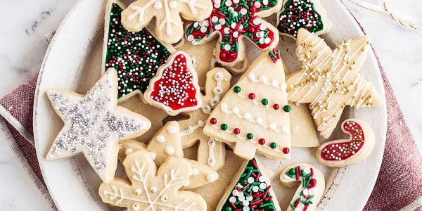 Easy Cut-Out Sugar Cookies with Icing