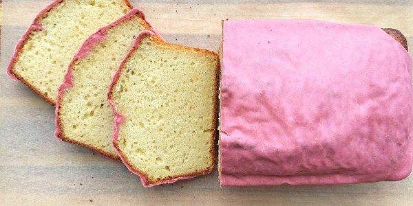 Strawberry-Glazed Lemon Loaf Cake