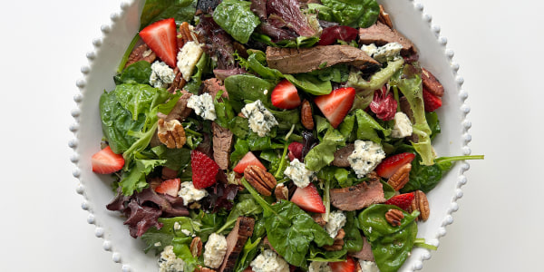 Red, White and Blue Steak Salad