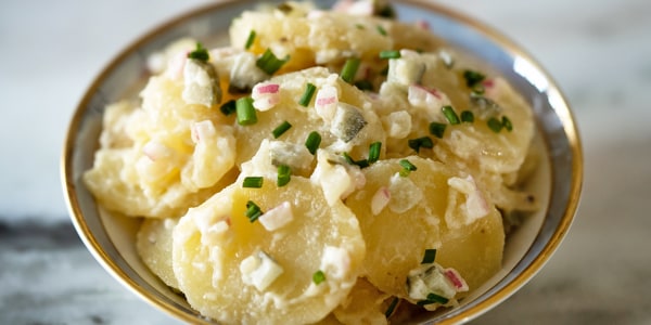 Potato Salad with Chopped Cornichons