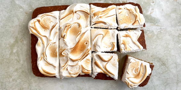 Pumpkin Marshmallow Sheet Cake