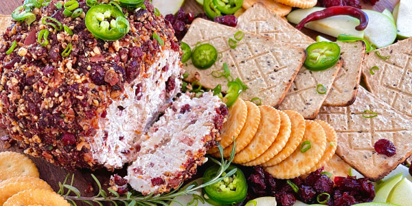 Cranberry Bacon Cheese Ball