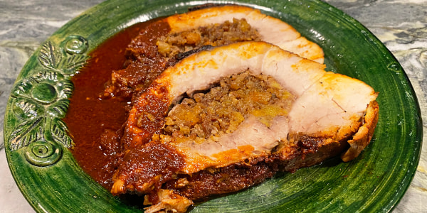 Pierna Navideña Enchilada (Spicy Christmas Pork Roast)