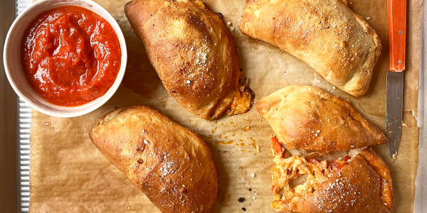 Sausage, Pepper and Onion Calzones