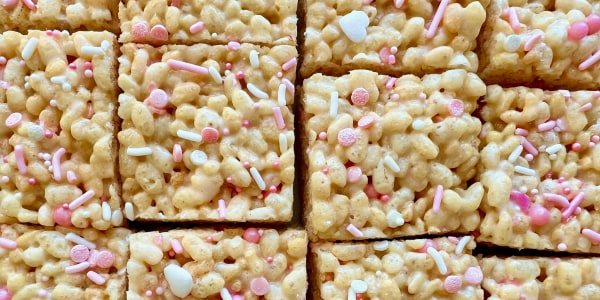 Valentine's Day Rice Cereal Treats