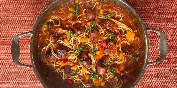 Lamour's Espageti (Haitian Spaghetti)