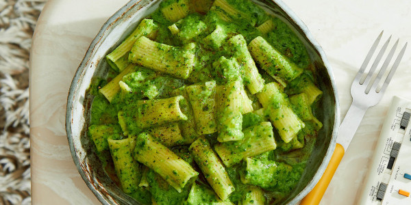 Broccoli Pasta with Peas and Pecorino