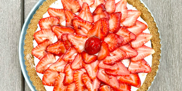 No-Bake Strawberry Tart