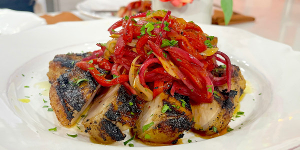 Carbone's Pork Chops with Vinegar Peppers